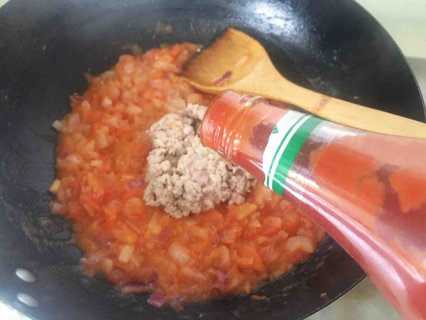 番茄肉酱意面的做法步骤:11