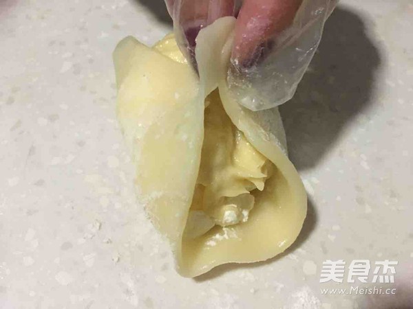 榴莲雪媚娘的做法步骤：12