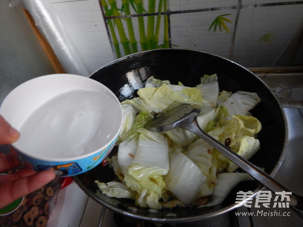 白菜炖冻豆腐的做法步骤：7