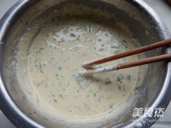 油菜心鸡蛋煎饼的做法步骤：8