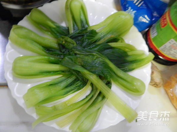 耗油香菇油菜的做法步骤：5