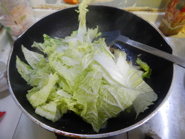 耗油白菜炖豆腐的做法步骤:5