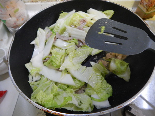 耗油白菜炖豆腐的做法步骤:6