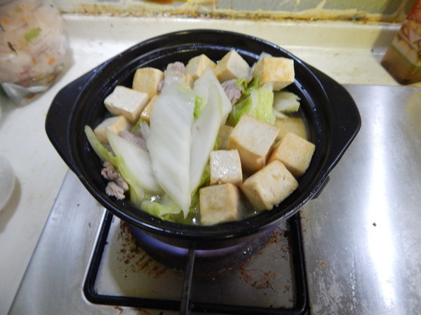 耗油白菜炖豆腐的做法步骤:10