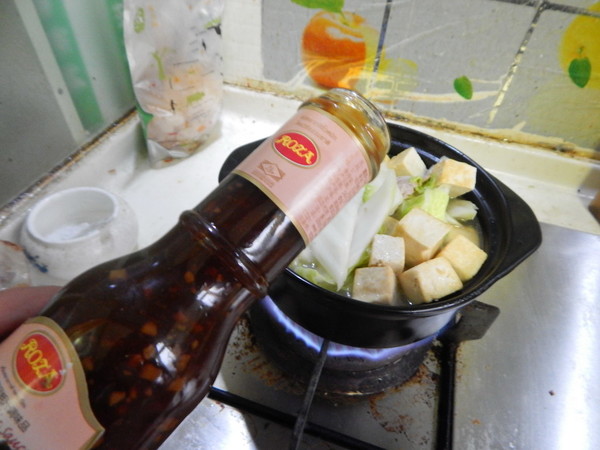 耗油白菜炖豆腐的做法步骤:11