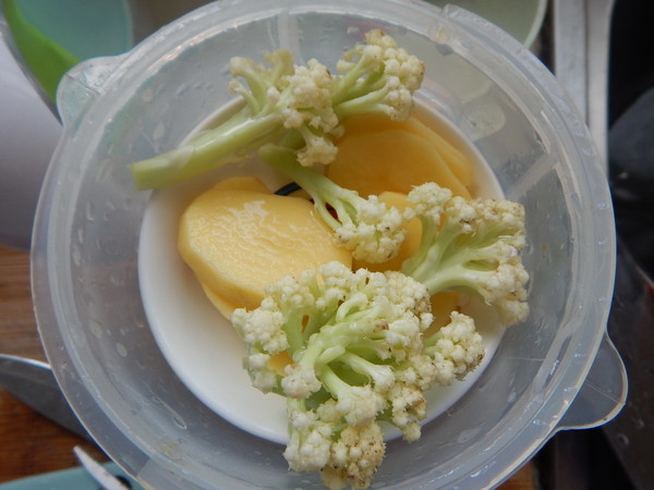 婴儿辅食-花菜土豆泥的做法步骤:3
