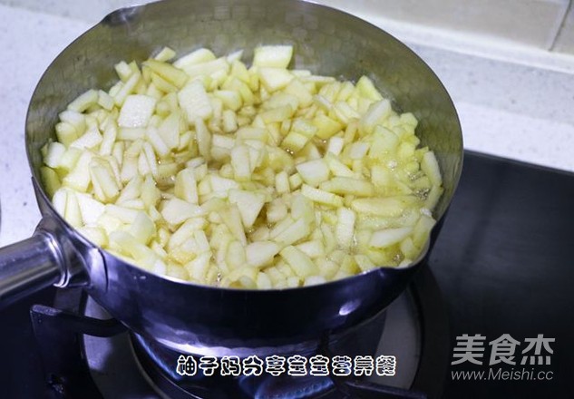 宝宝营养餐—苹果百香果酱的做法步骤:9