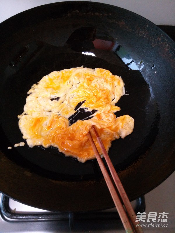 菌菇肉丝彩色蛋炒饭的做法步骤:3