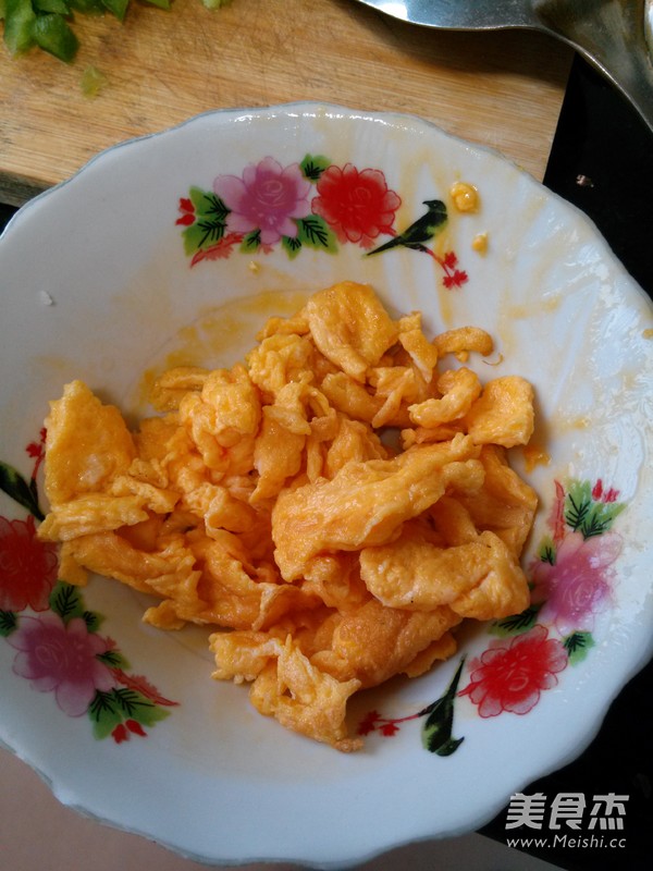 菌菇肉丝彩色蛋炒饭的做法步骤:4