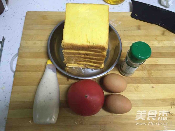三明治的做法步骤：1