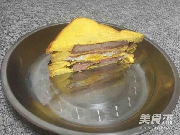 三明治的做法步骤：15