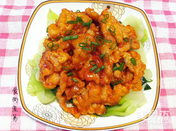 糖醋里脊肉的做法步骤:10