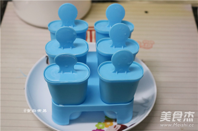 抹茶酸奶雪条的做法步骤:5