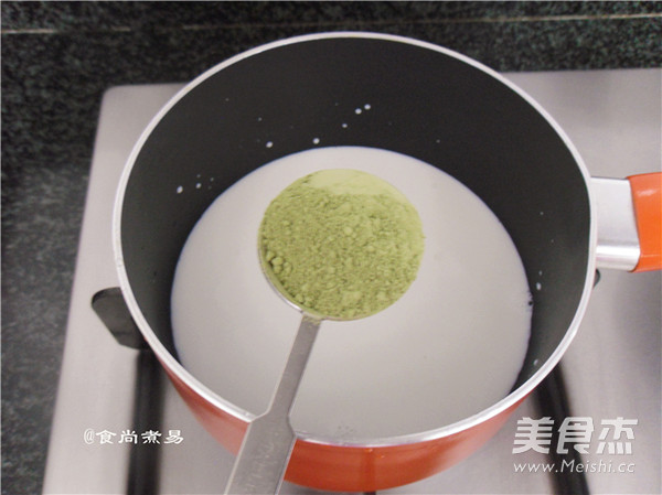 抹茶酸奶雪条的做法步骤:7