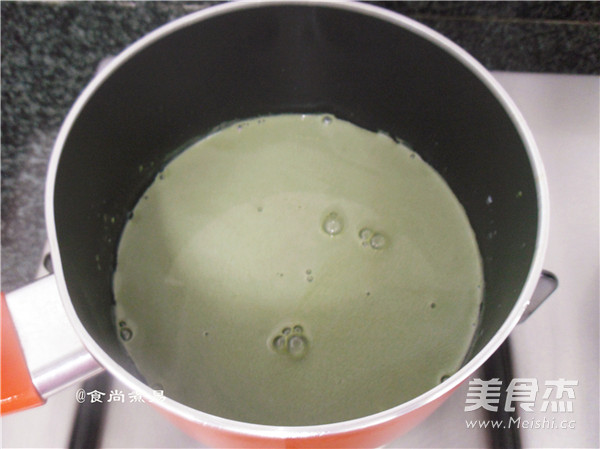 抹茶酸奶雪条的做法步骤:8