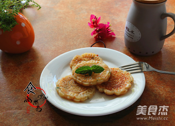 土豆午餐肉煎饼的做法步骤：15