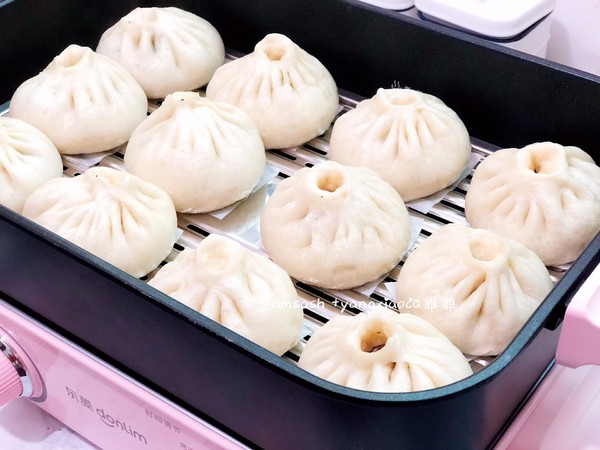 黑木耳肉包子的做法步骤:15