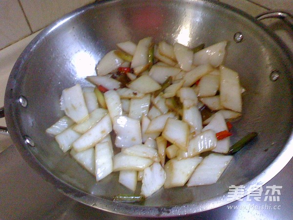 醋溜白菜片的做法步骤:6