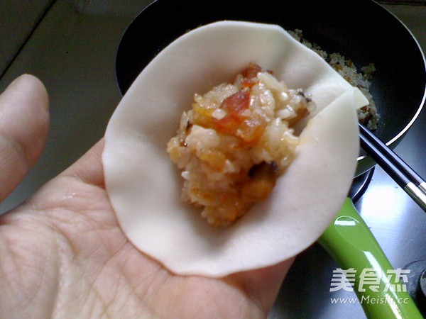 干蒸烧卖的做法步骤:7