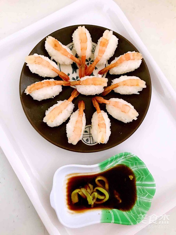 北极甜虾寿司的做法步骤:9