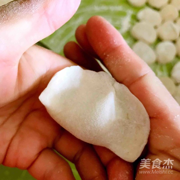 清汤香葱肉馄饨的做法步骤:7
