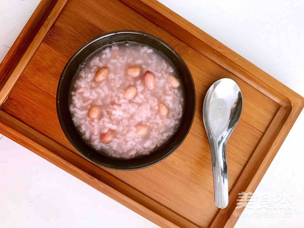 花生米大米粥的做法步骤:5