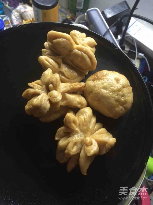 红糖花卷的做法步骤:17
