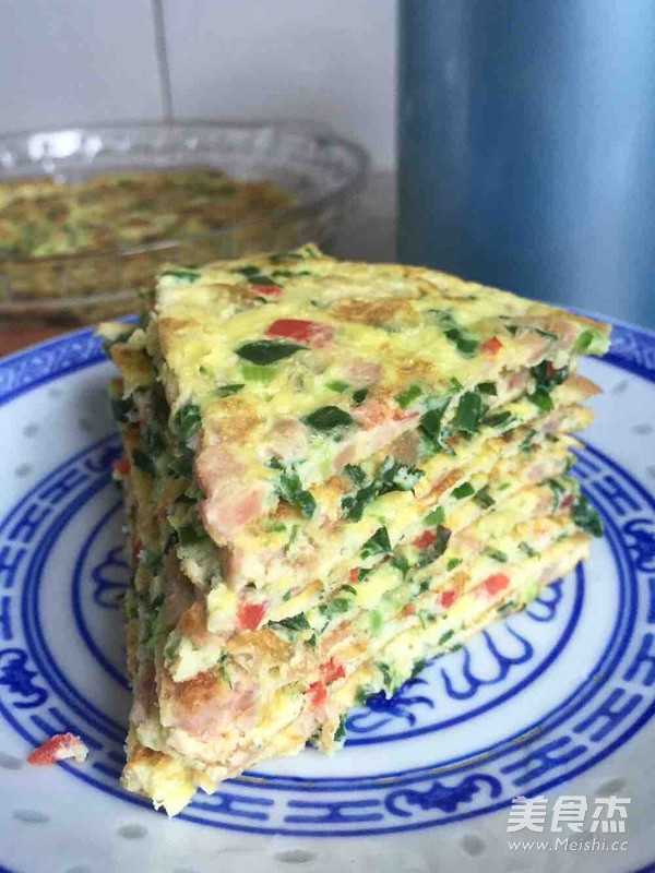 韭菜鸡蛋饼的做法步骤:9