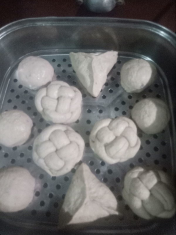 全麦紫薯糖三角的做法步骤:7