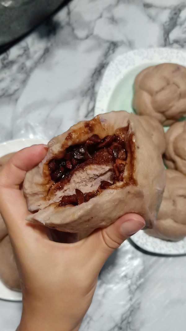 全麦紫薯糖三角的做法步骤:9