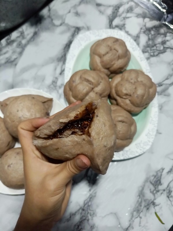 全麦紫薯糖三角的做法步骤:10