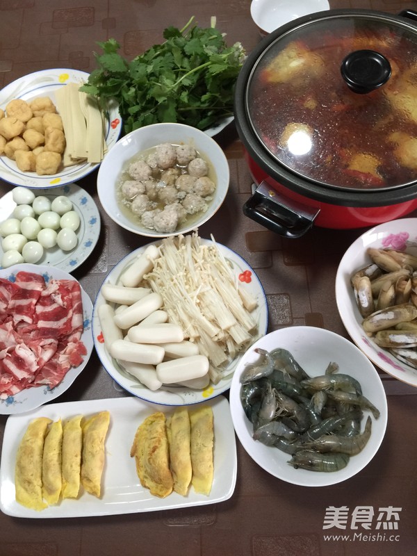 麻辣骨头火锅的做法步骤:8
