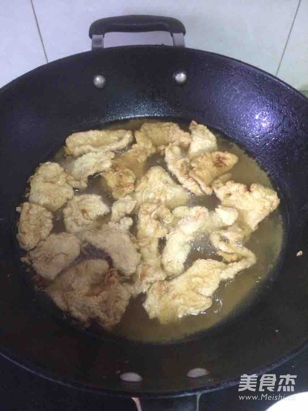锅包肉(鸡肉)的做法步骤:10