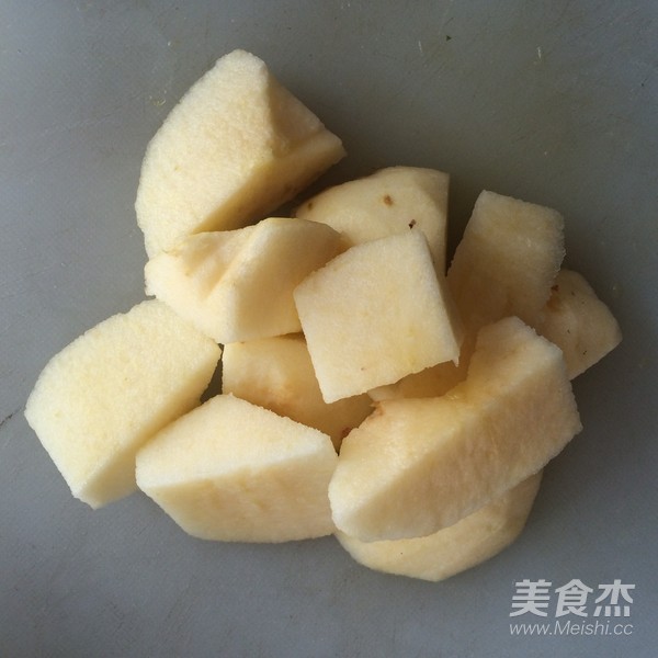苹果草莓奶昔的做法步骤:2