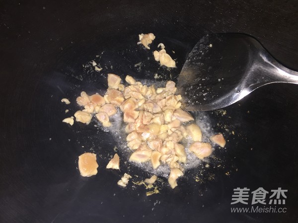 鲜露果蔬炒饭的做法步骤：5