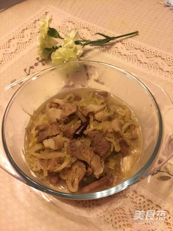 酸菜白肉的做法步骤:14
