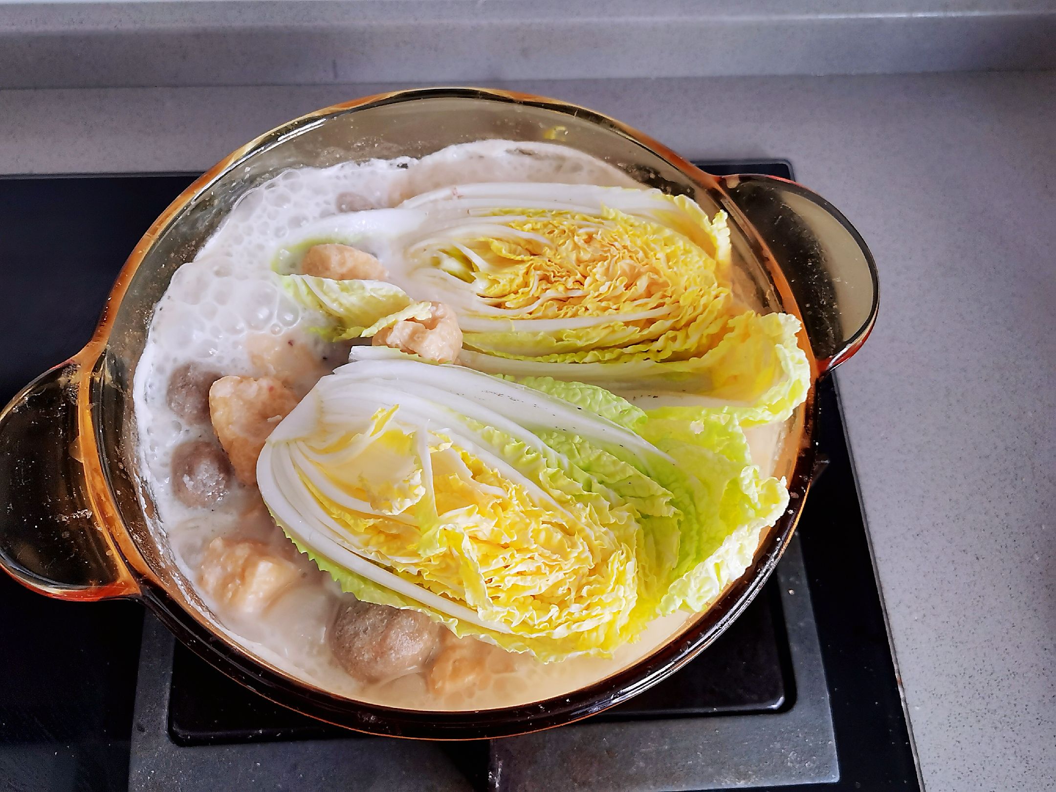汤鲜味美的豆浆火锅的做法步骤:9