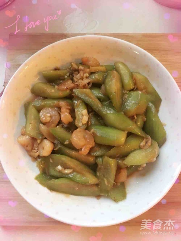 丝瓜炒虾仁的做法步骤:12