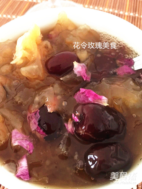 玫瑰银耳羹的做法步骤:8