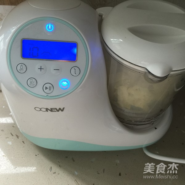 宝宝辅食——白菜泥米糊的做法步骤:4