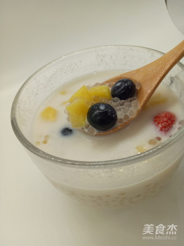 Q弹爽滑芒果西米露美味来袭的做法步骤:7