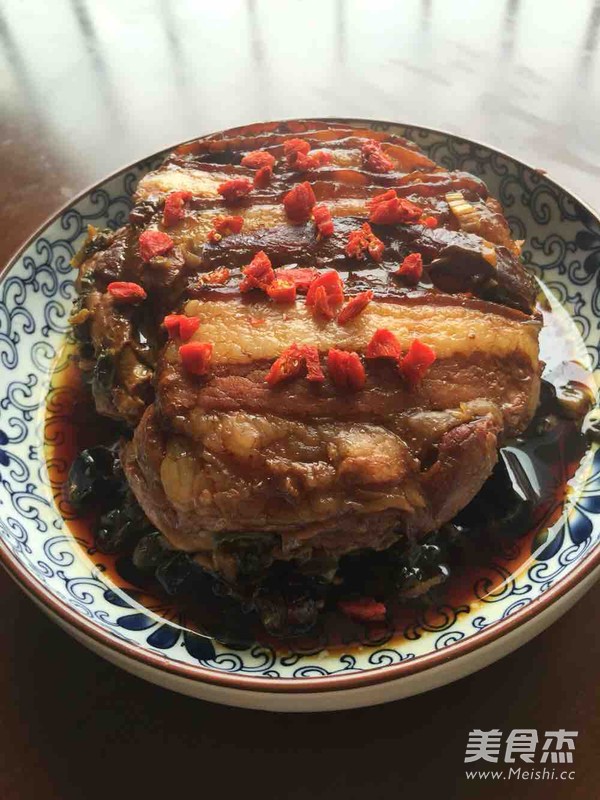 梅菜扣肉的做法步骤:10