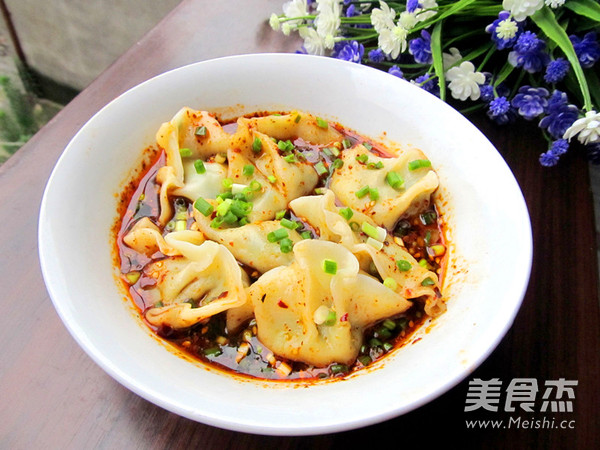 四川红油水饺的做法步骤:14