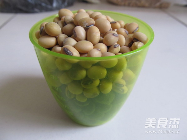 双豆豆浆的做法步骤：1