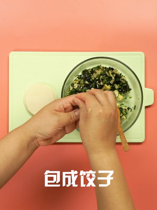 韭菜鸡蛋饺子的做法步骤：6
