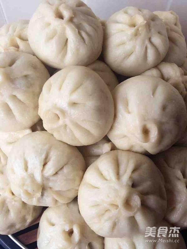梅干菜肉包子的做法步骤:15