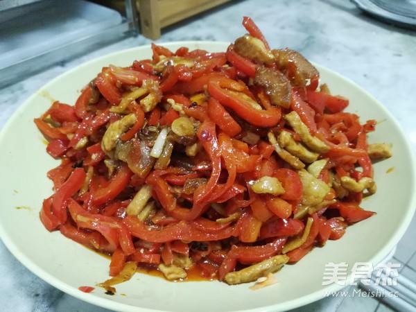 辣椒炒肉的做法步骤:10