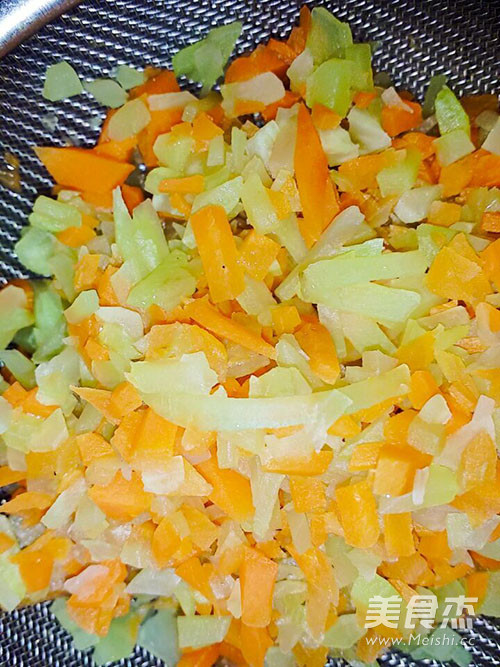 东北肉酱拌茄子的做法步骤:3