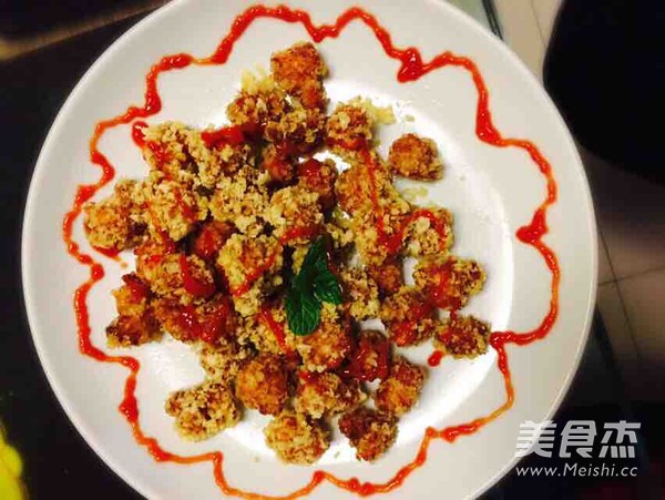 香酥鸡块的做法步骤：4