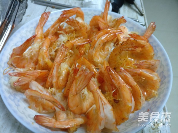 香脆凤尾虾的做法步骤:5